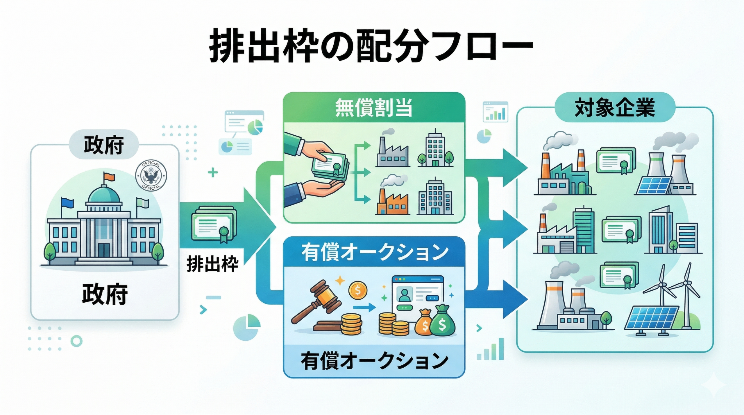 排出枠の配分フロー